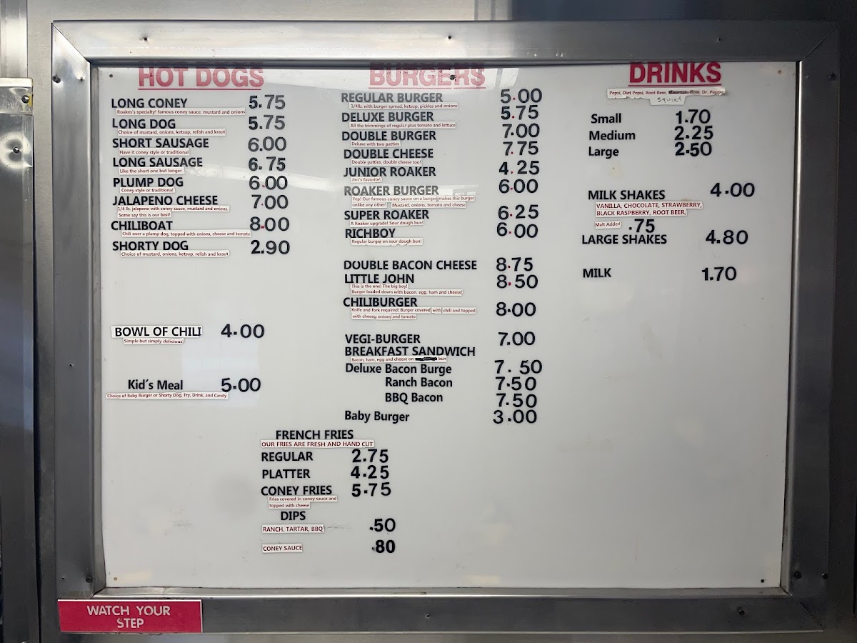 Roake's Menu - Image 6